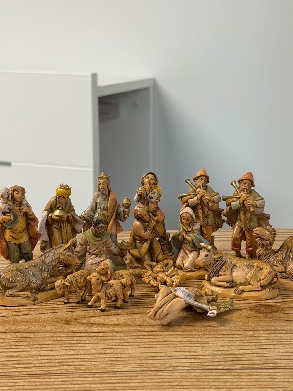 Fontanini Depose Italy 1989 Nativity Miniature 2”-3” Set Of 17 Figures